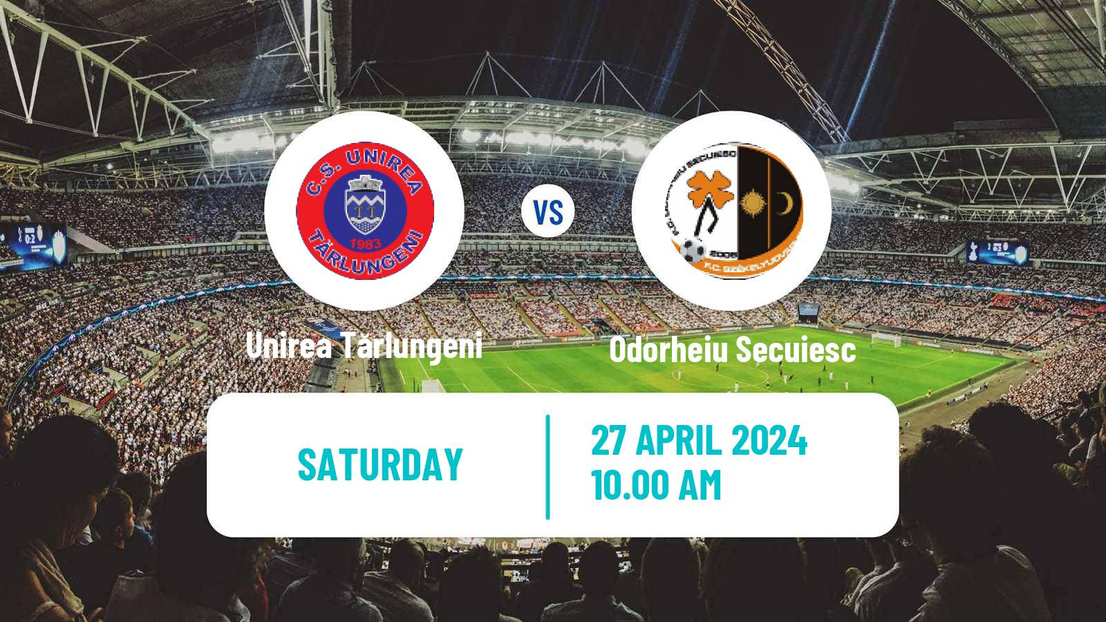 Soccer Romanian Liga 3 - Seria 5 Unirea Tărlungeni - Odorheiu Secuiesc