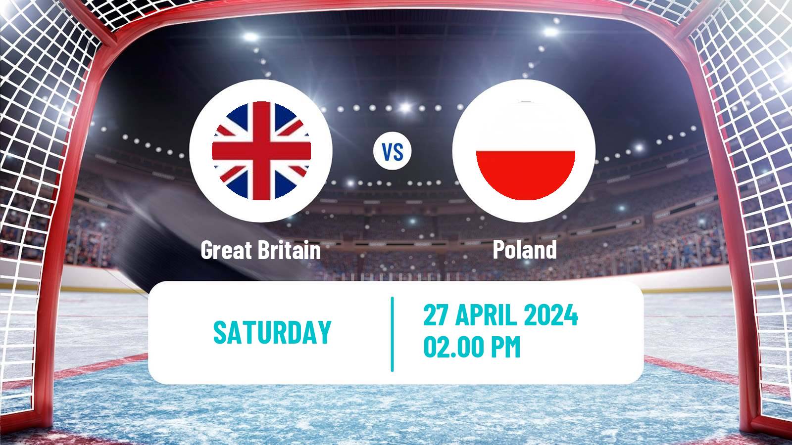 Hockey Friendly International Ice Hockey Great Britain - Poland