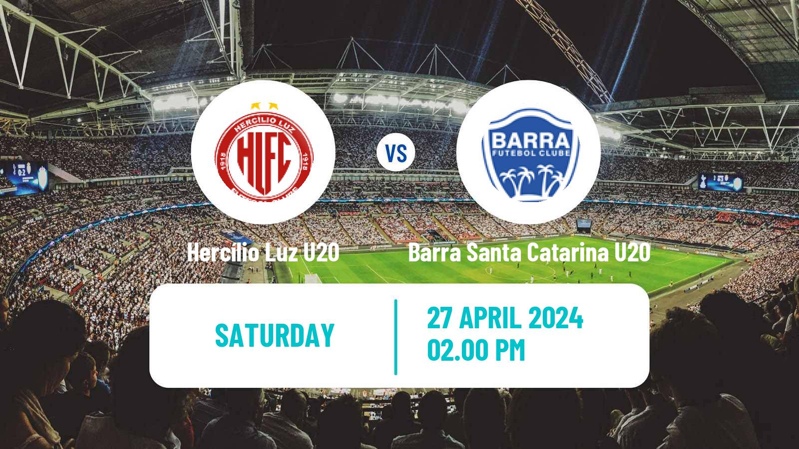 Soccer Brazilian Catarinense U20 Hercílio Luz U20 - Barra Santa Catarina U20