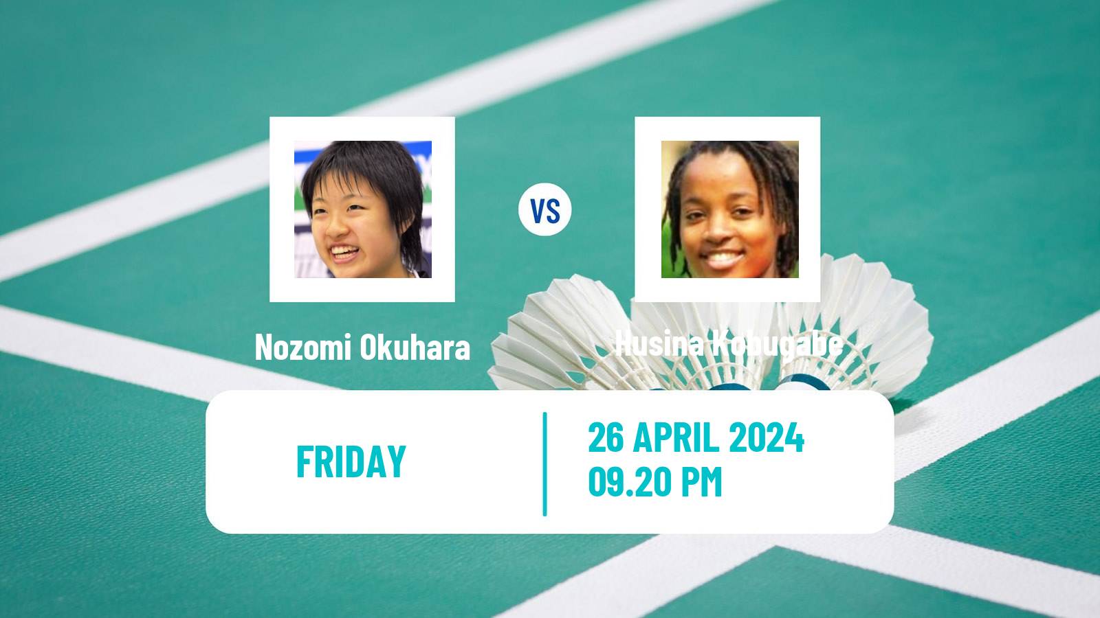 Badminton BWF Uber Cup Women Nozomi Okuhara - Husina Kobugabe