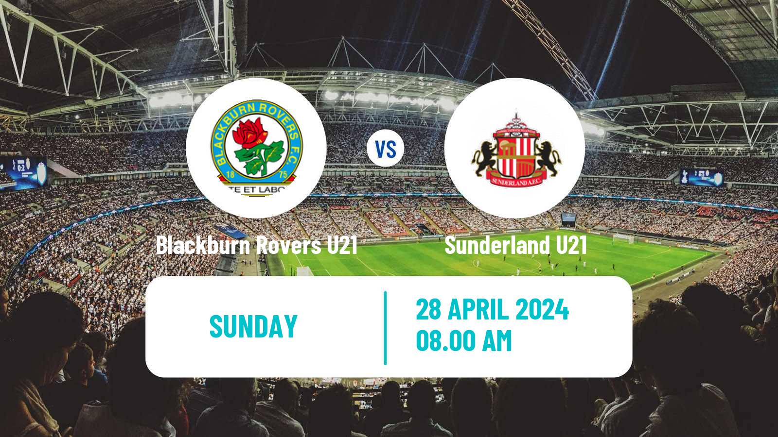 Soccer English Premier League 2 Blackburn Rovers U21 - Sunderland U21