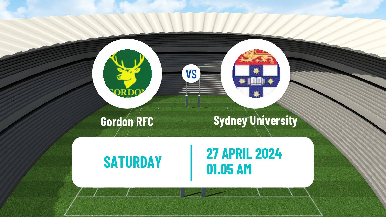 Rugby union Australian Shute Shield Gordon - Sydney University