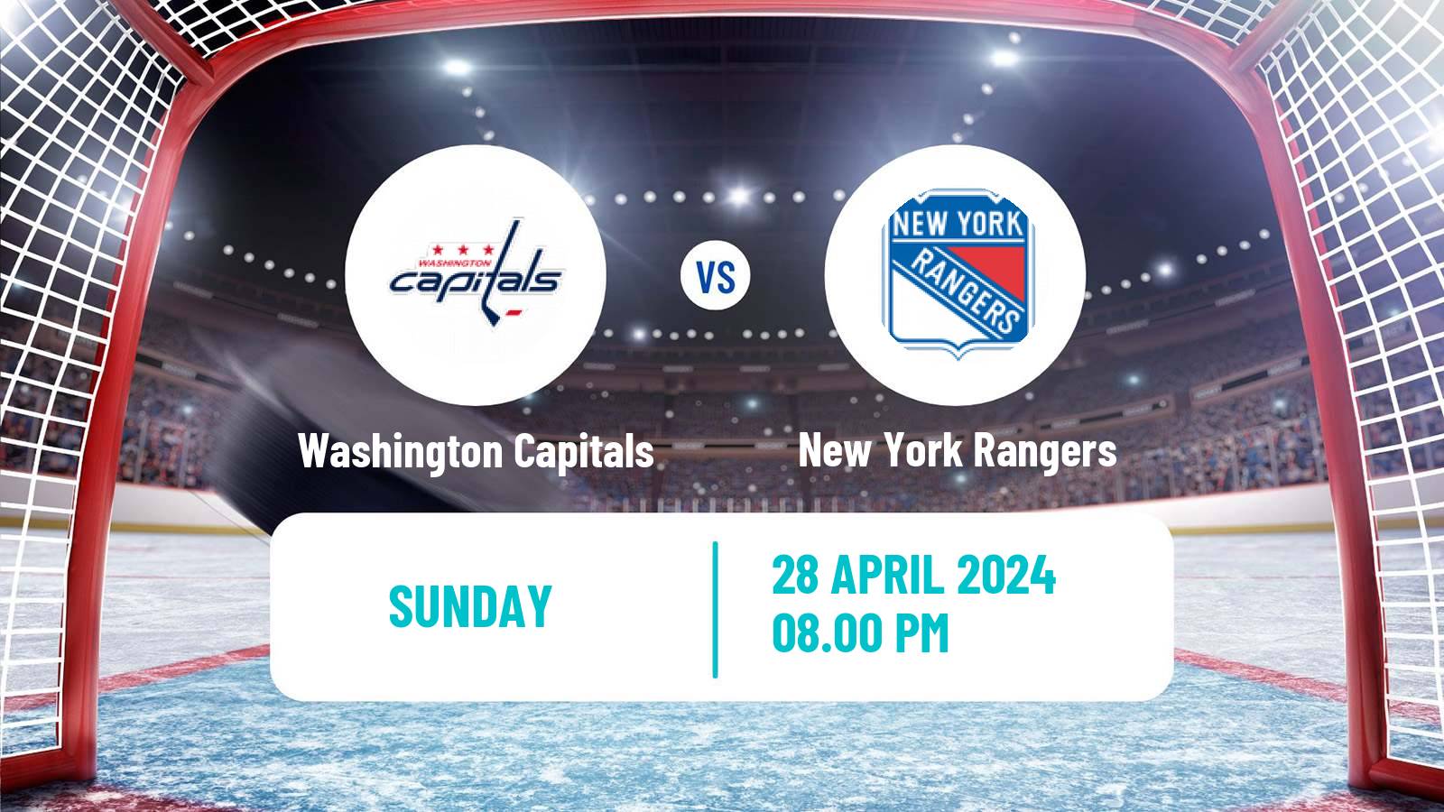 Hockey NHL Washington Capitals - New York Rangers