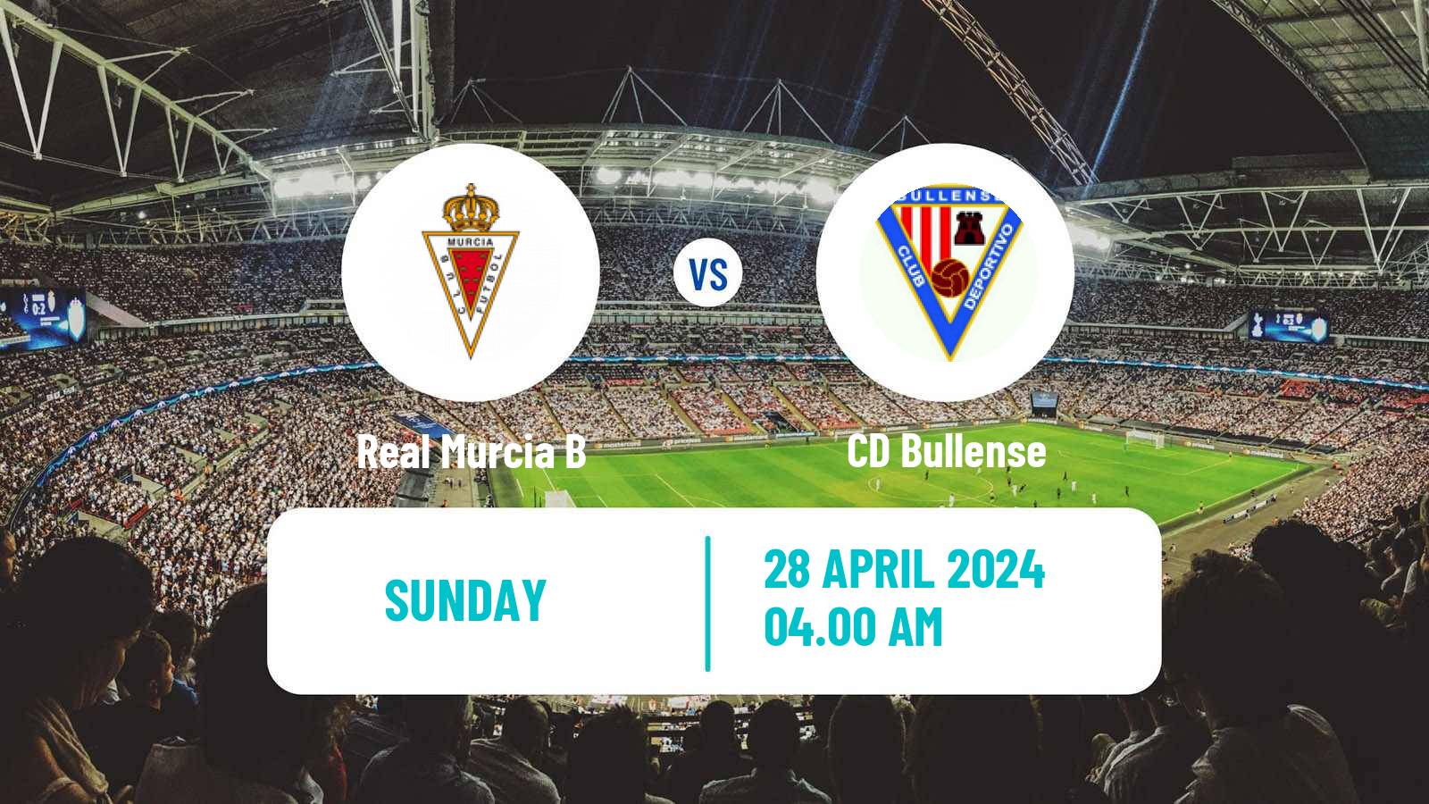 Soccer Spanish Tercera RFEF - Group 13 Real Murcia B - Bullense