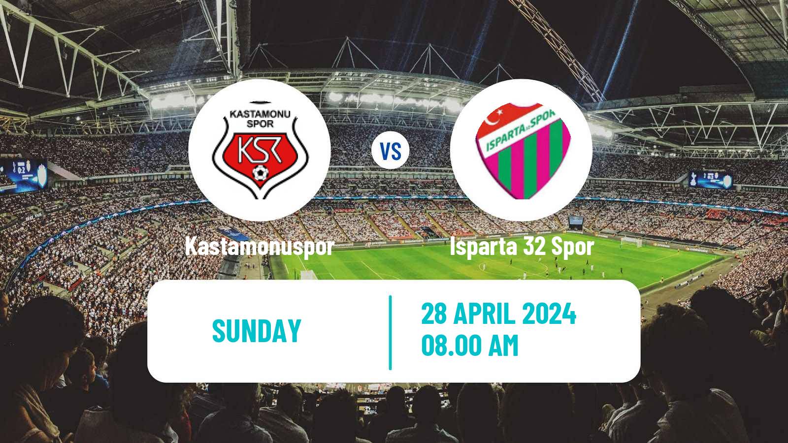 Soccer Turkish Second League Red Group Kastamonuspor - Isparta 32 Spor