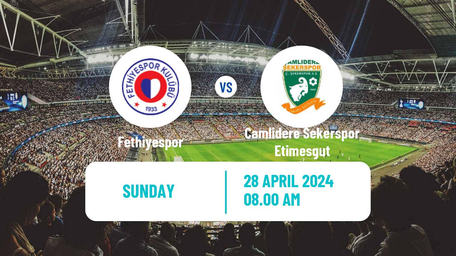 Soccer Turkish Second League Red Group Fethiyespor - Camlidere Sekerspor Etimesgut