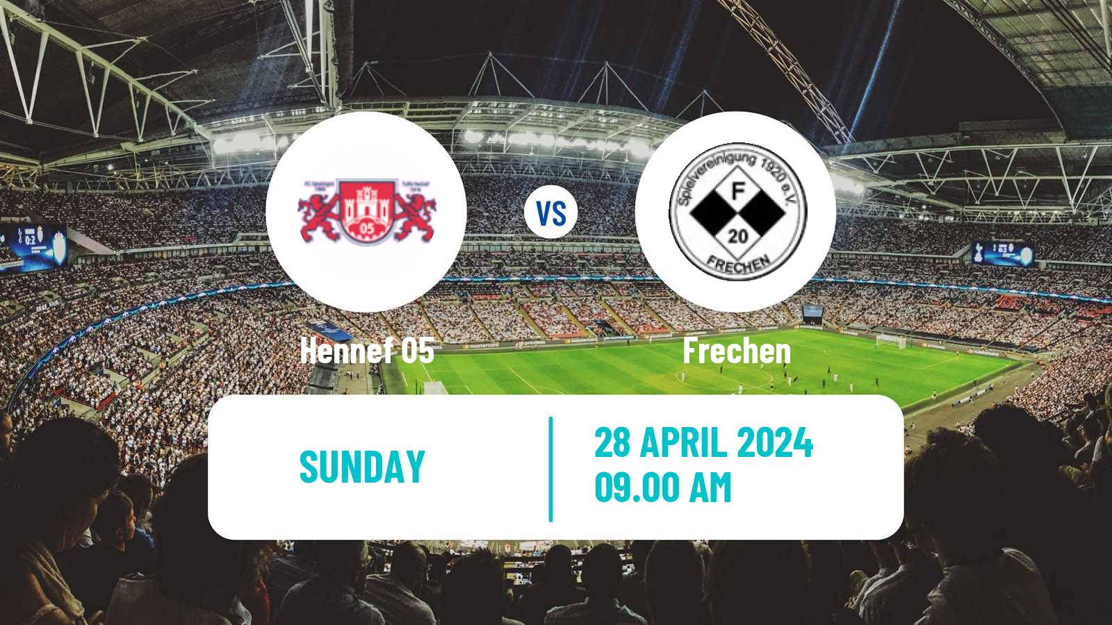 Soccer German Oberliga Mittelrhein Hennef 05 - Frechen
