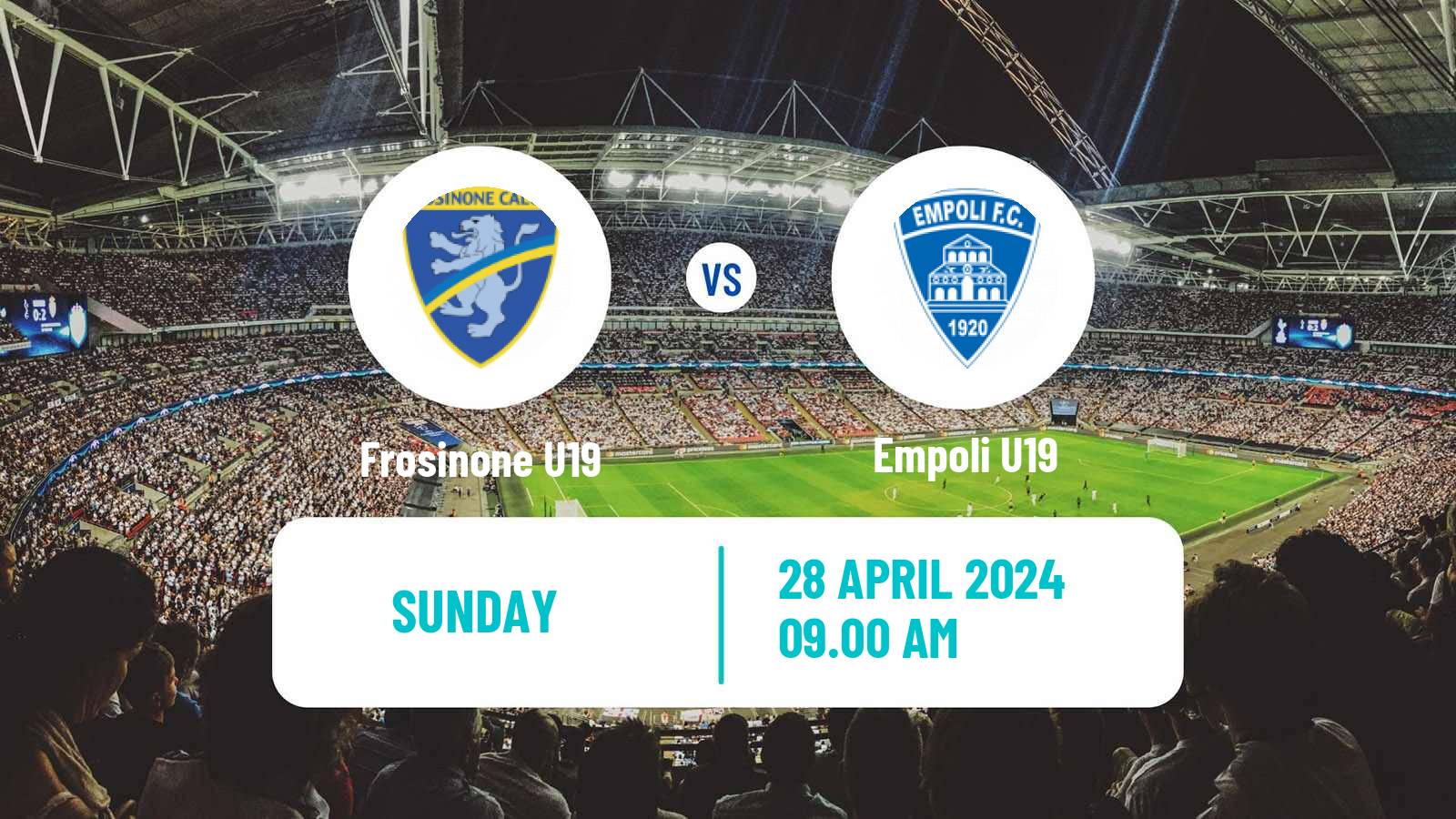 Soccer Italian Primavera 1 Frosinone U19 - Empoli U19