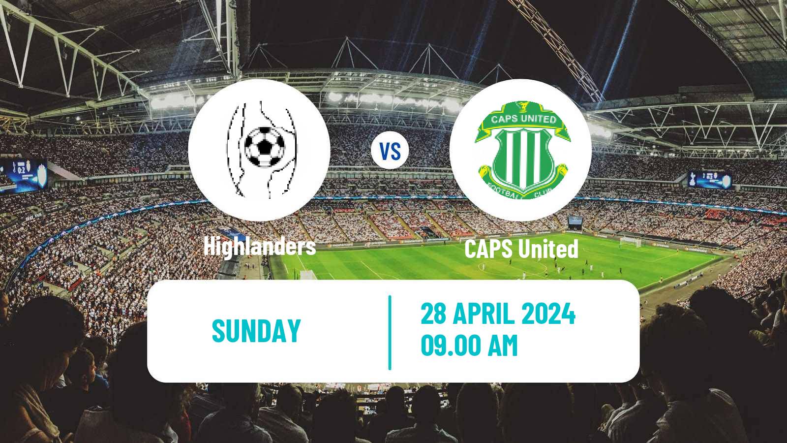 Soccer Zimbabwe Premier League Highlanders - CAPS United