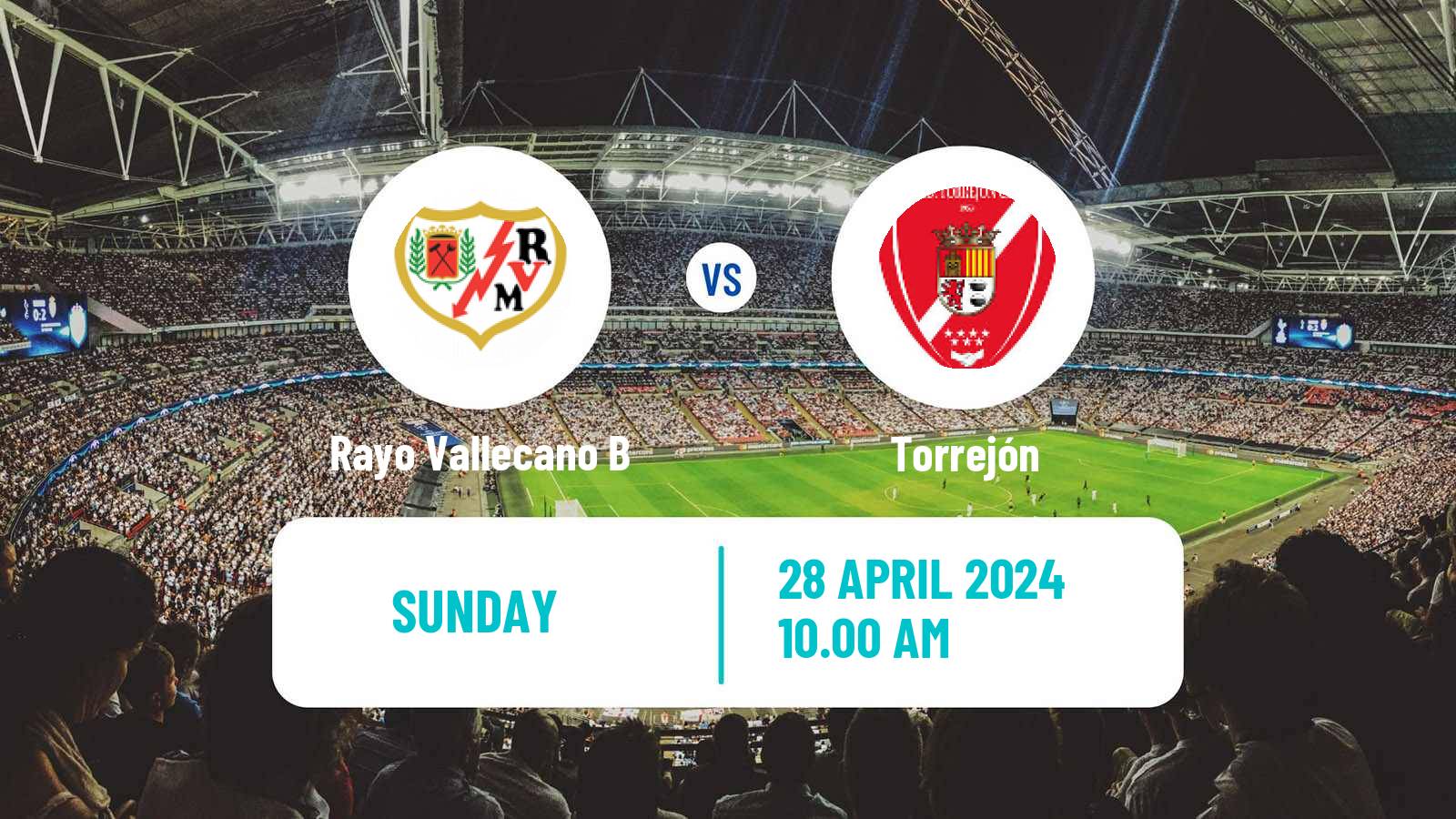Soccer Spanish Tercera RFEF - Group 7 Rayo Vallecano B - Torrejón