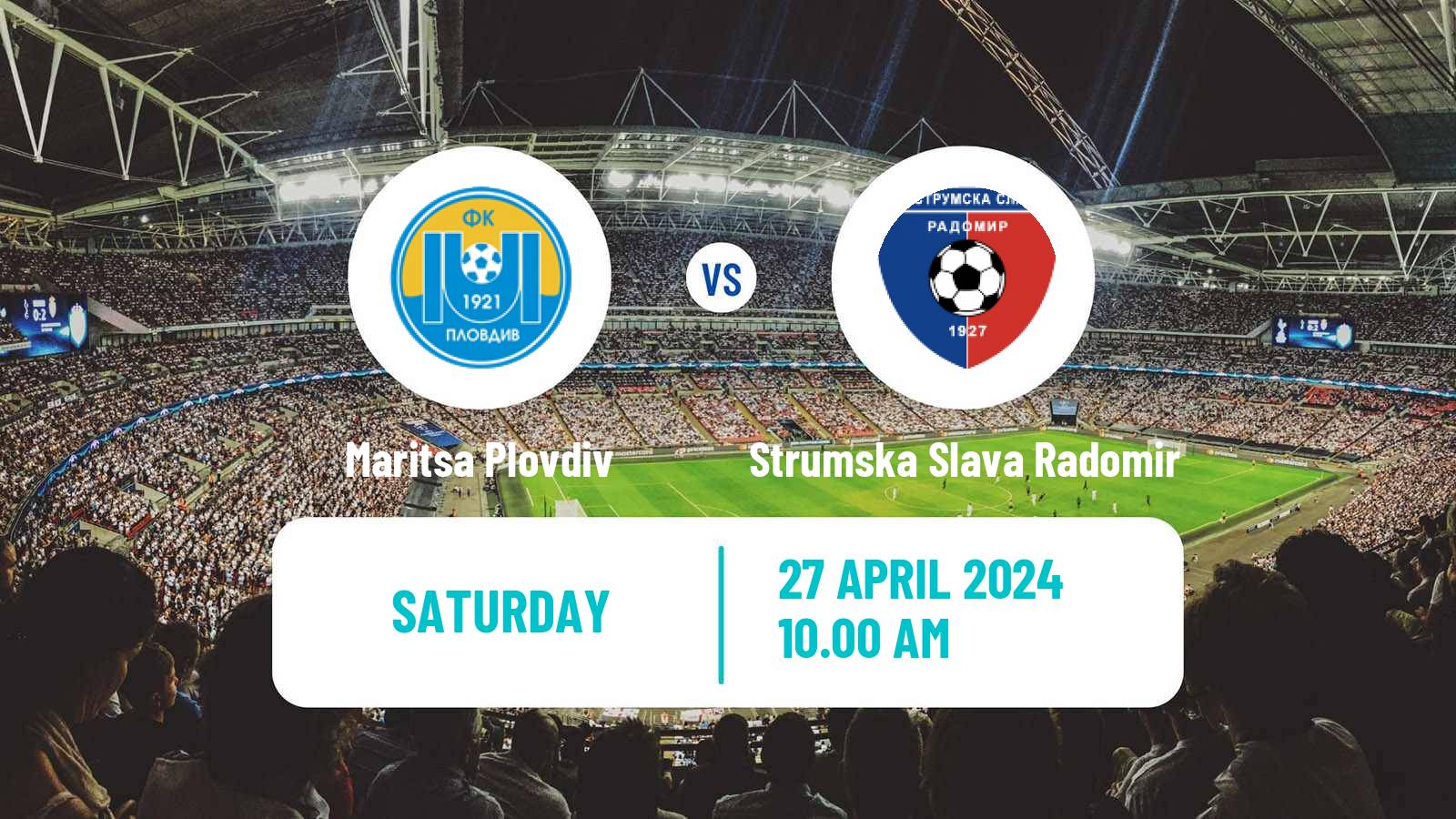 Soccer Bulgarian Vtora Liga Maritsa Plovdiv - Strumska Slava Radomir