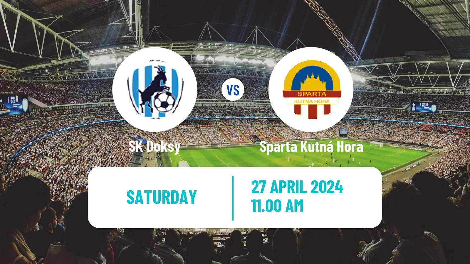 Soccer Czech Stredocesky KP SK Doksy - Sparta Kutná Hora