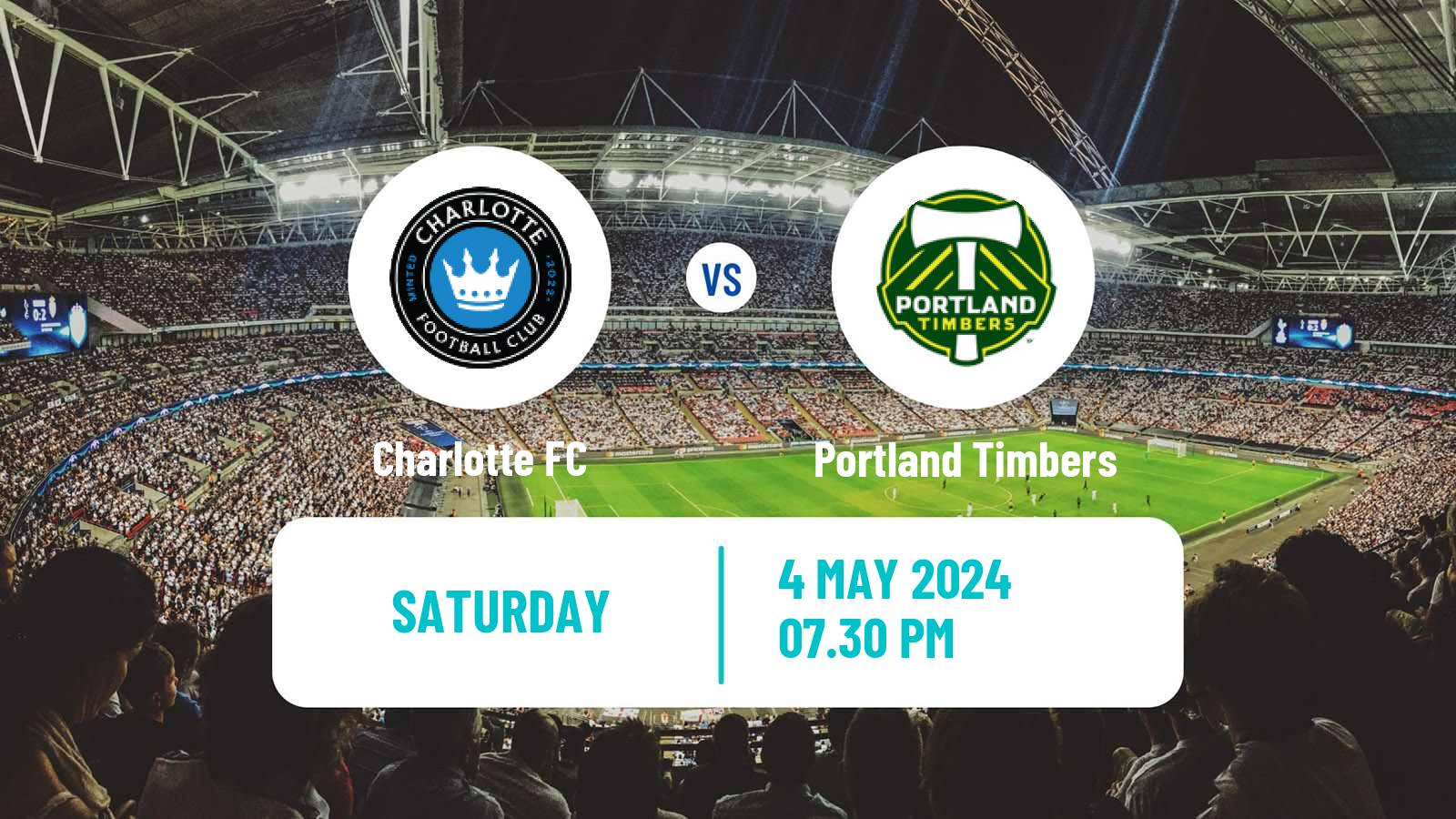 Soccer MLS Charlotte - Portland Timbers