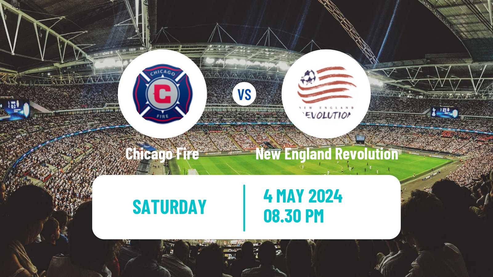 Soccer MLS Chicago Fire - New England Revolution