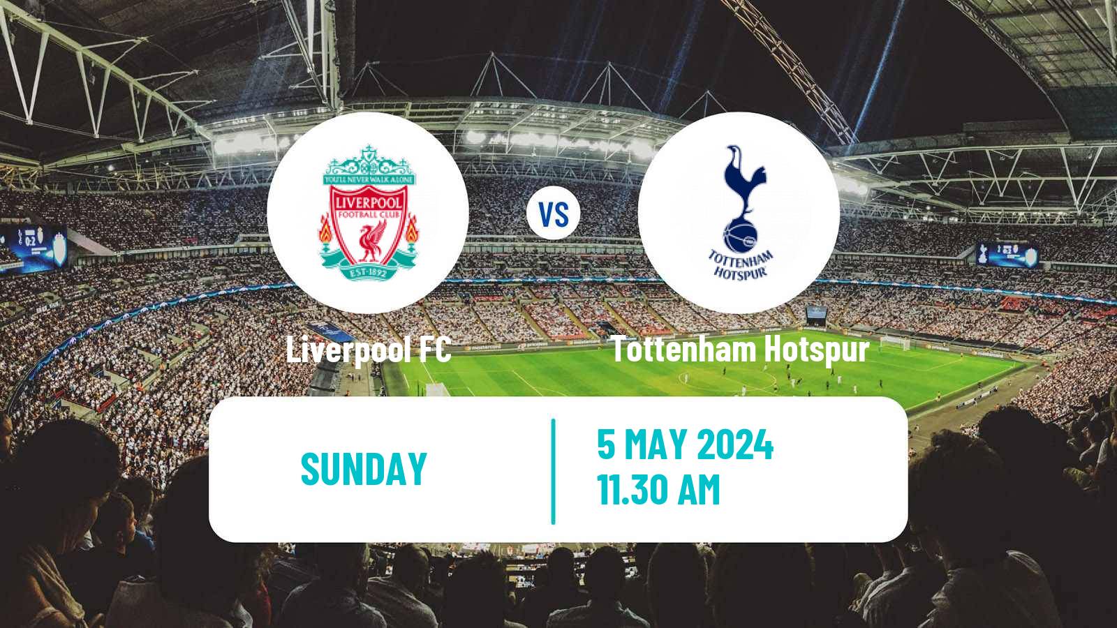 Soccer English Premier League Liverpool - Tottenham Hotspur
