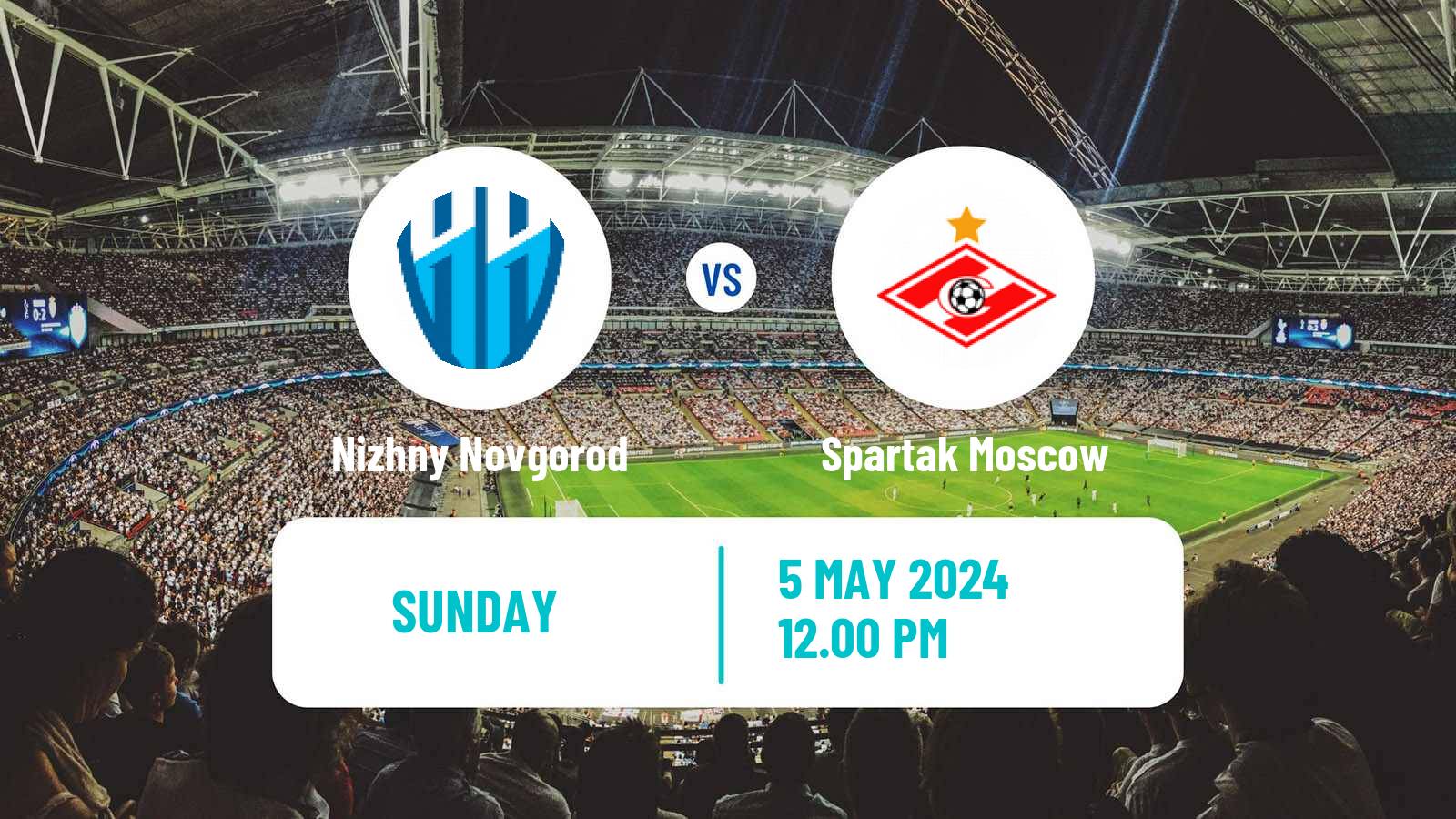 Soccer Russian Premier League Nizhny Novgorod - Spartak Moscow
