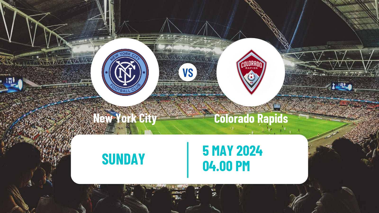 Soccer MLS New York City - Colorado Rapids