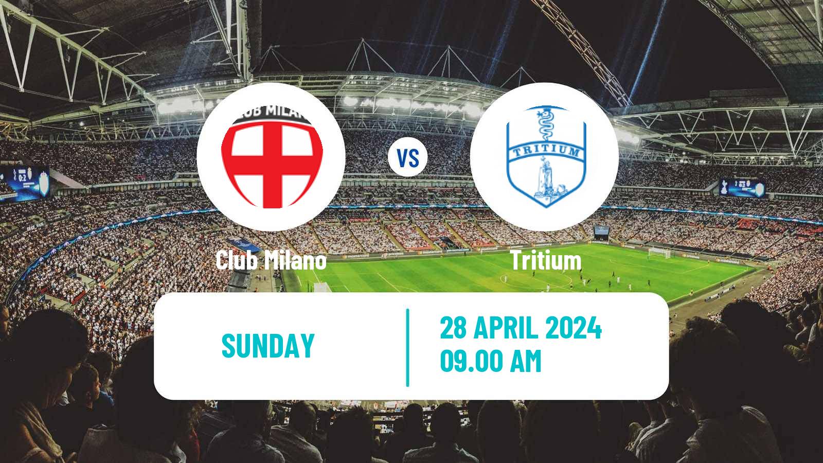 Soccer Italian Serie D - Group B Club Milano - Tritium