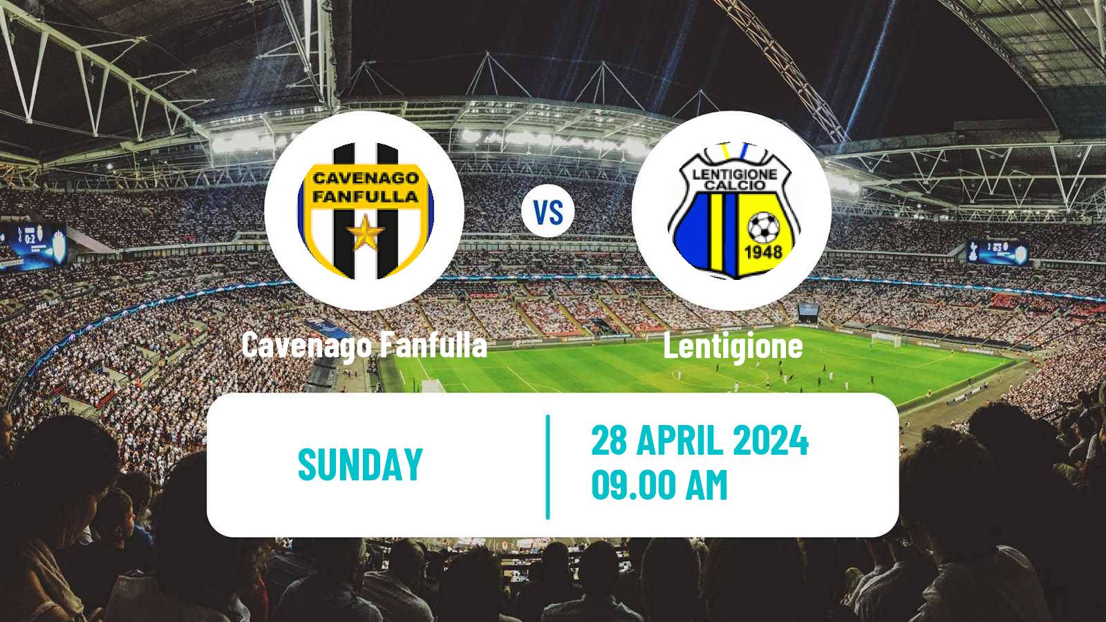 Soccer Italian Serie D - Group D Cavenago Fanfulla - Lentigione