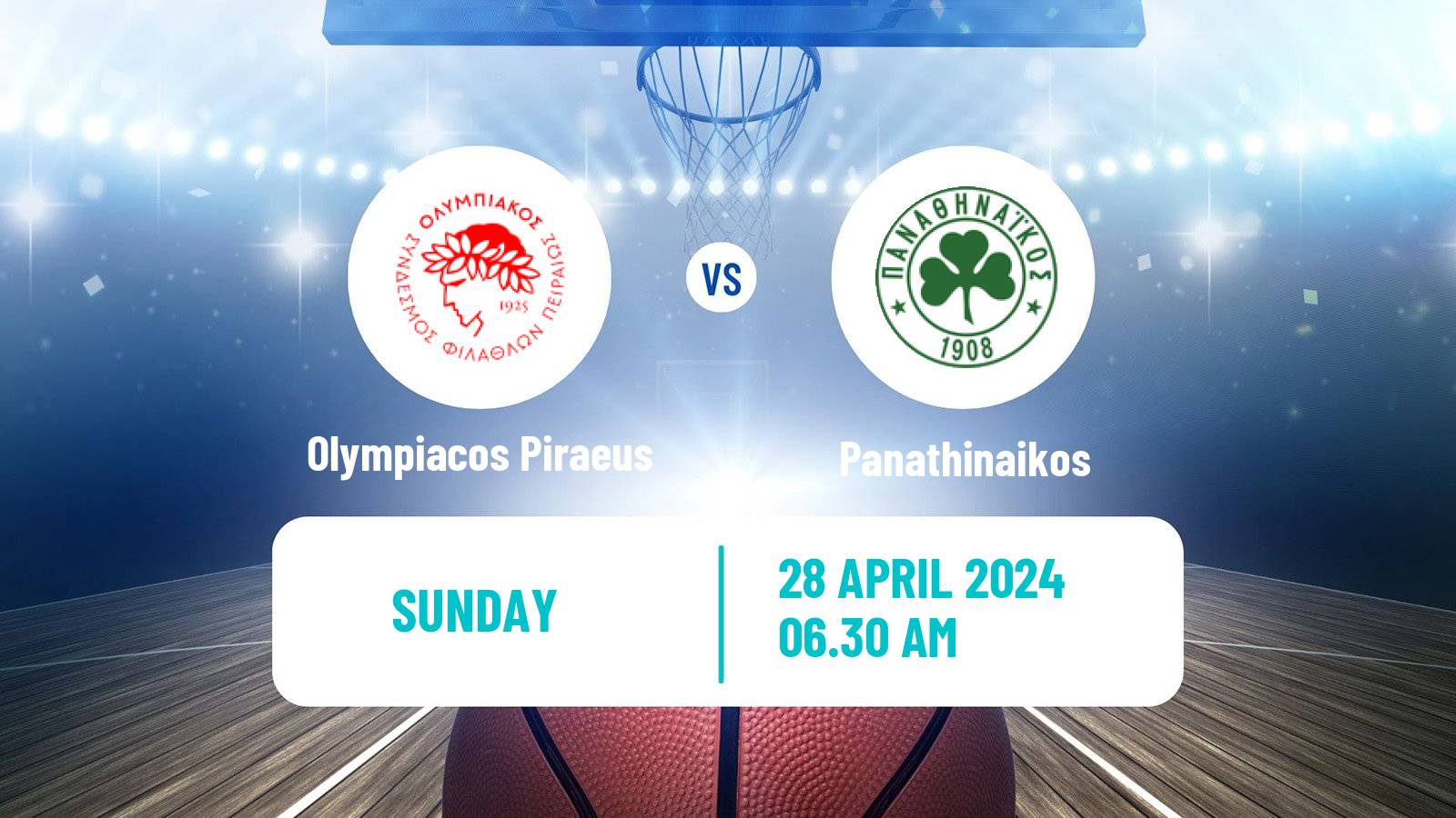 Basketball Greek Basket League A1 Women Olympiacos Piraeus - Panathinaikos