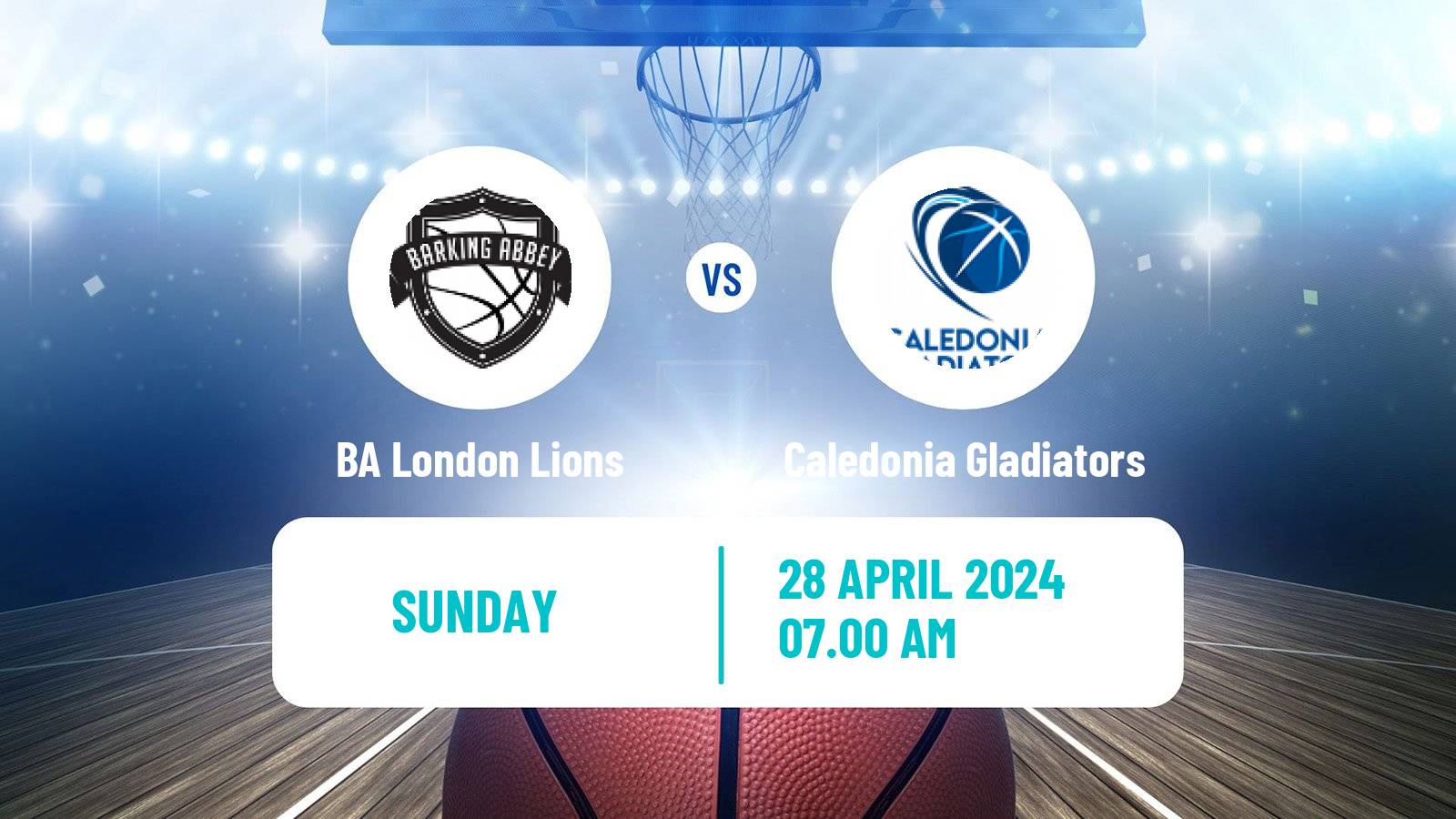 Basketball British WBBL BA London Lions - Caledonia Gladiators