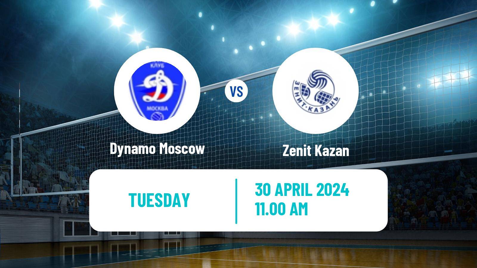 Volleyball Russian Super League Volleyball Dynamo Moscow - Zenit Kazan
