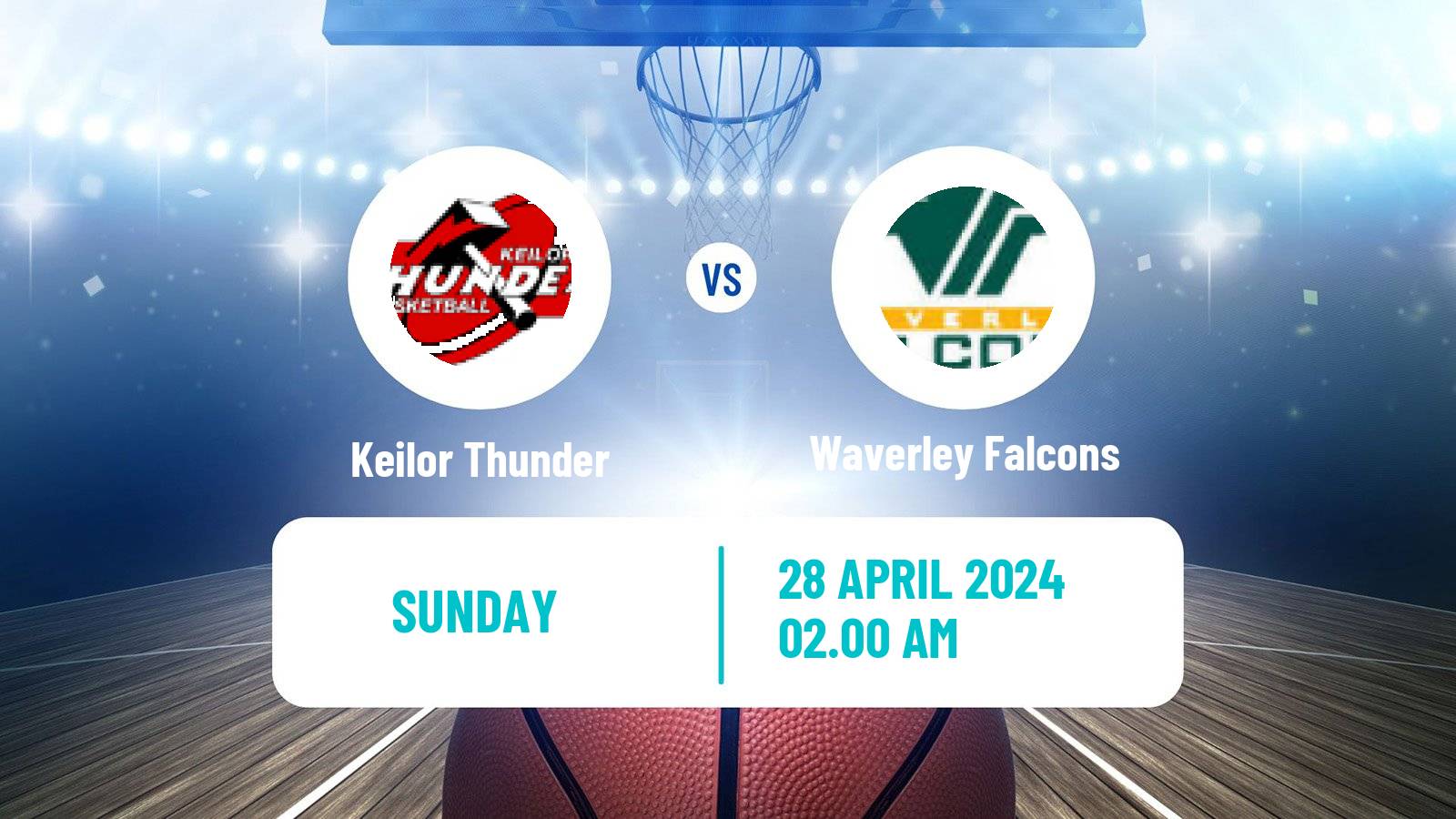 Basketball Australian NBL1 South Keilor Thunder - Waverley Falcons