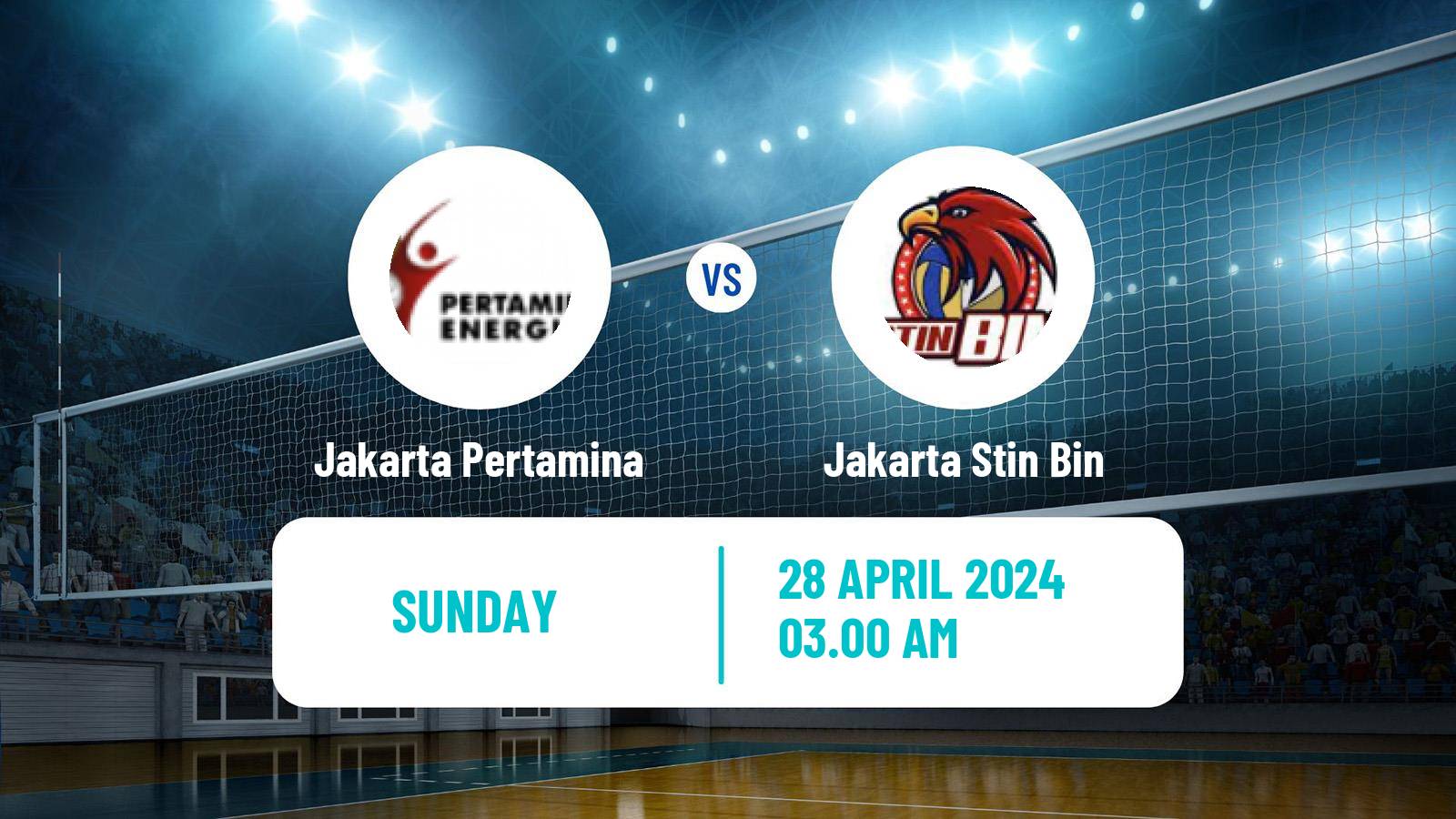 Volleyball Indonesian Proliga Volleyball Jakarta Pertamina - Jakarta Stin Bin
