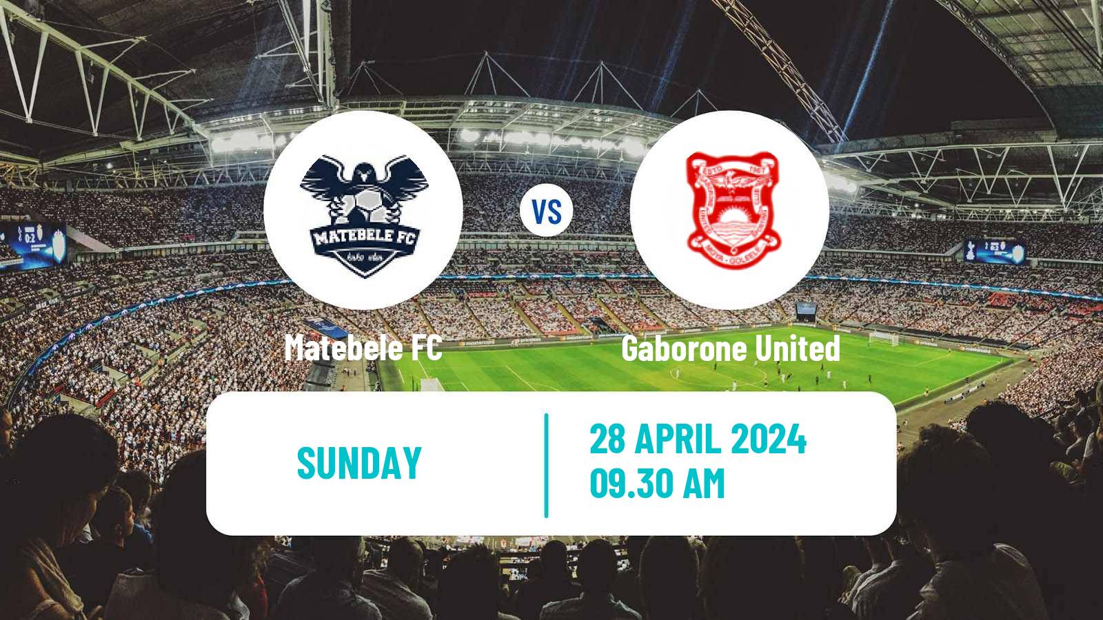 Soccer Botswana Premier League Matebele - Gaborone United