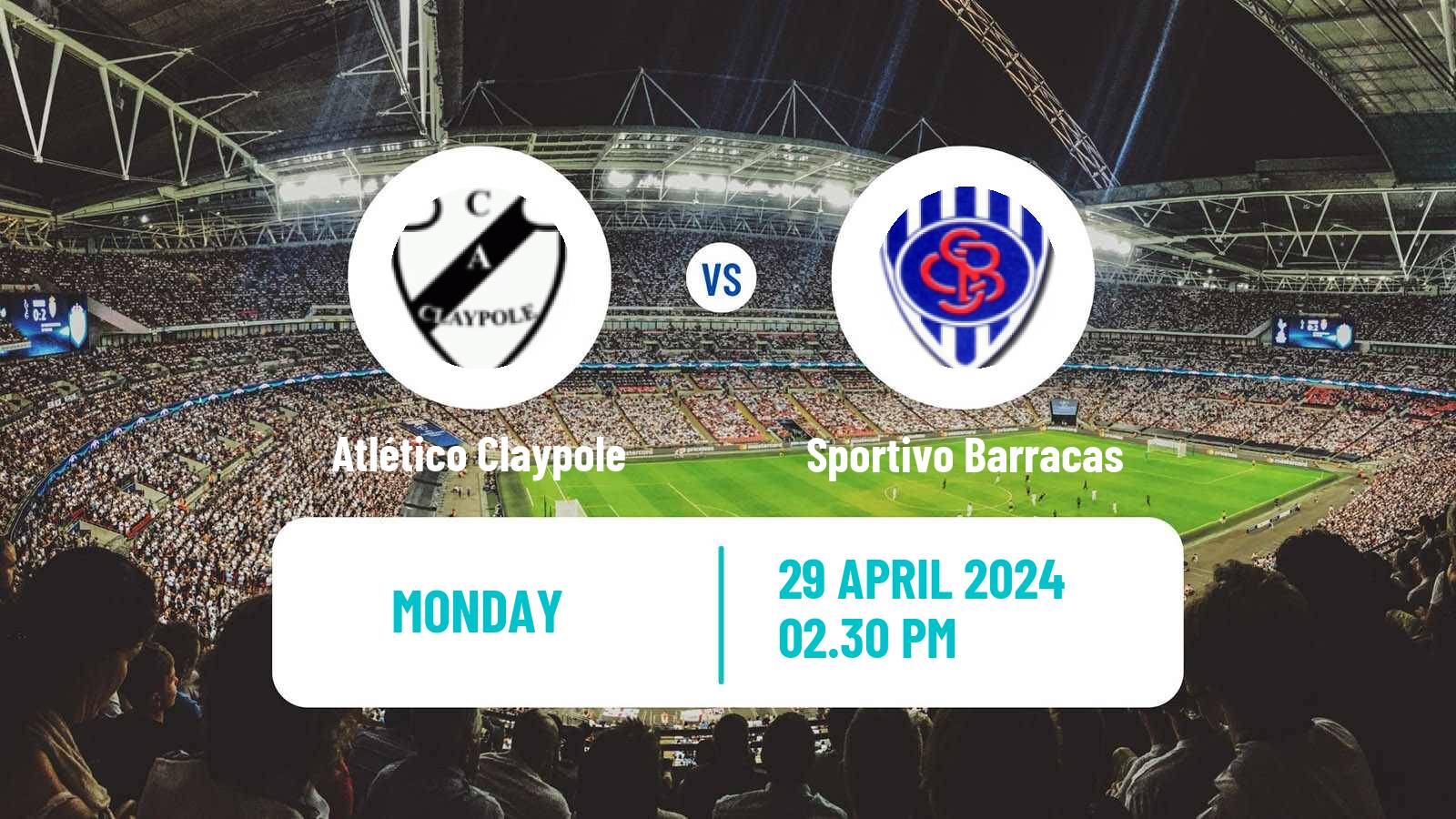 Soccer Argentinian Primera C Atlético Claypole - Sportivo Barracas