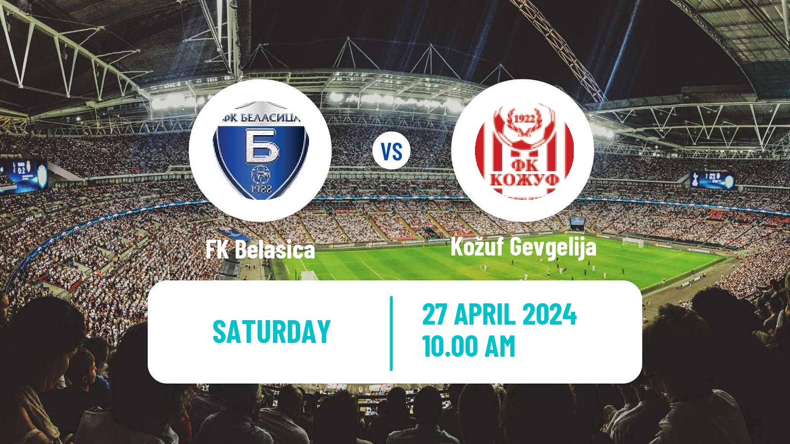 Soccer North Macedonian 2 MFL Belasica - Kožuf Gevgelija