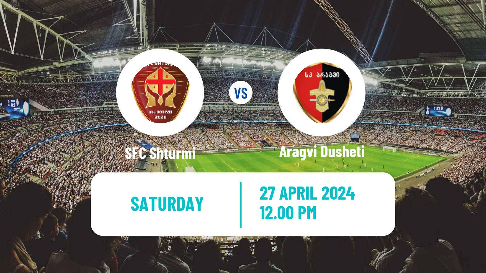 Soccer Georgian Erovnuli Liga 2 Shturmi - Aragvi Dusheti