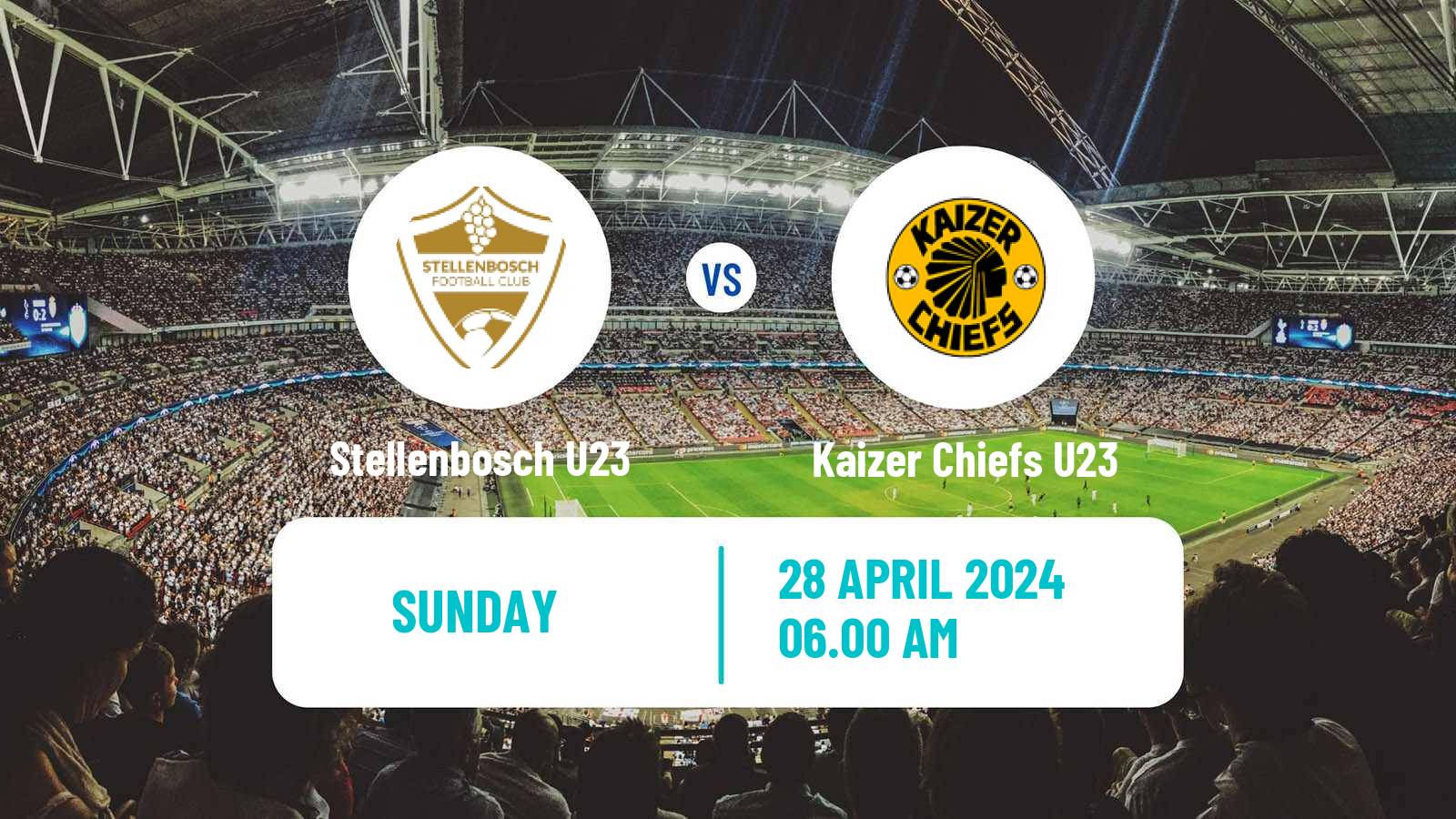 Soccer South African Diski Challenge Stellenbosch U23 - Kaizer Chiefs U23