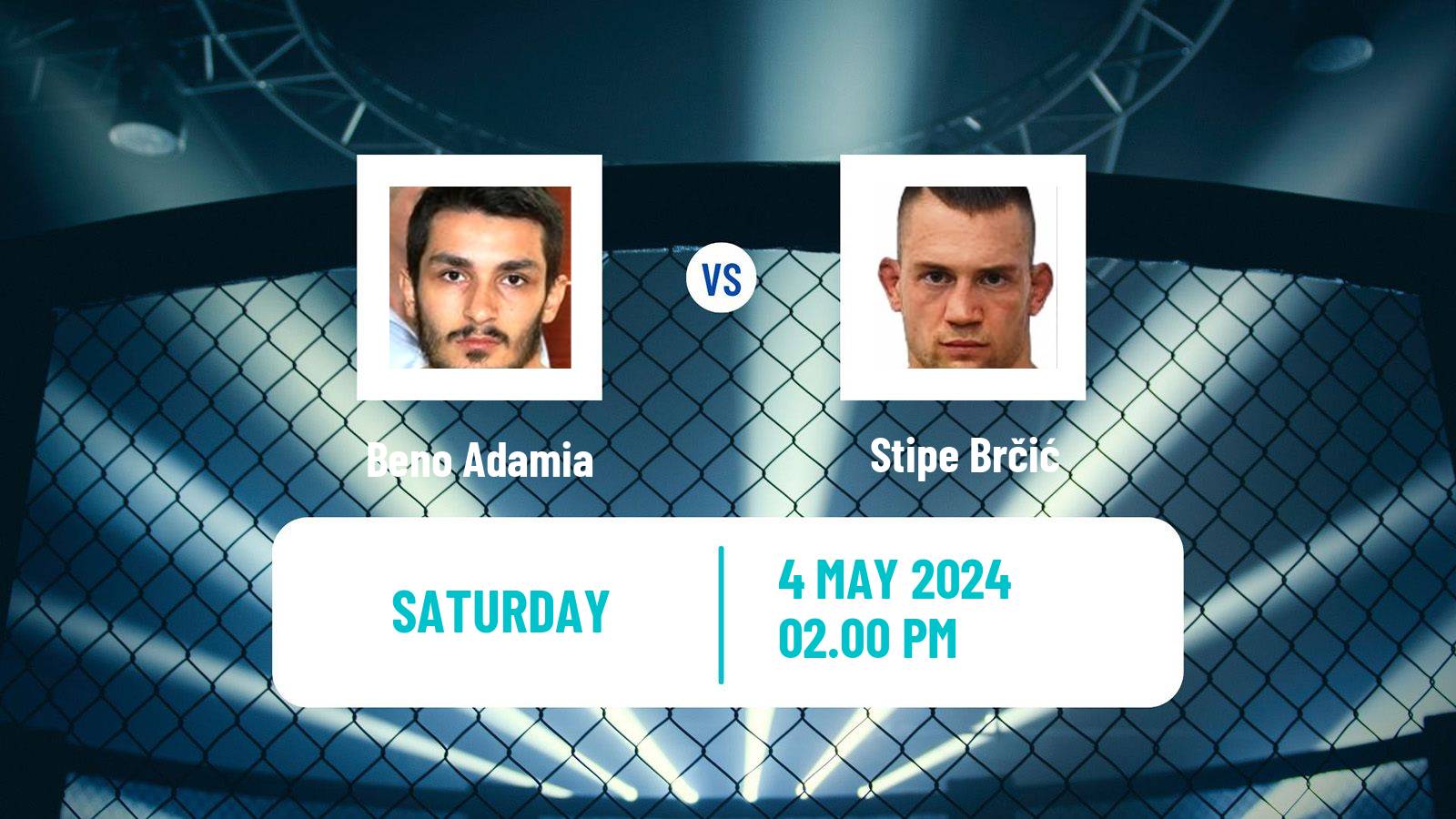 MMA Flyweight Oktagon Men Beno Adamia - Stipe Brčić