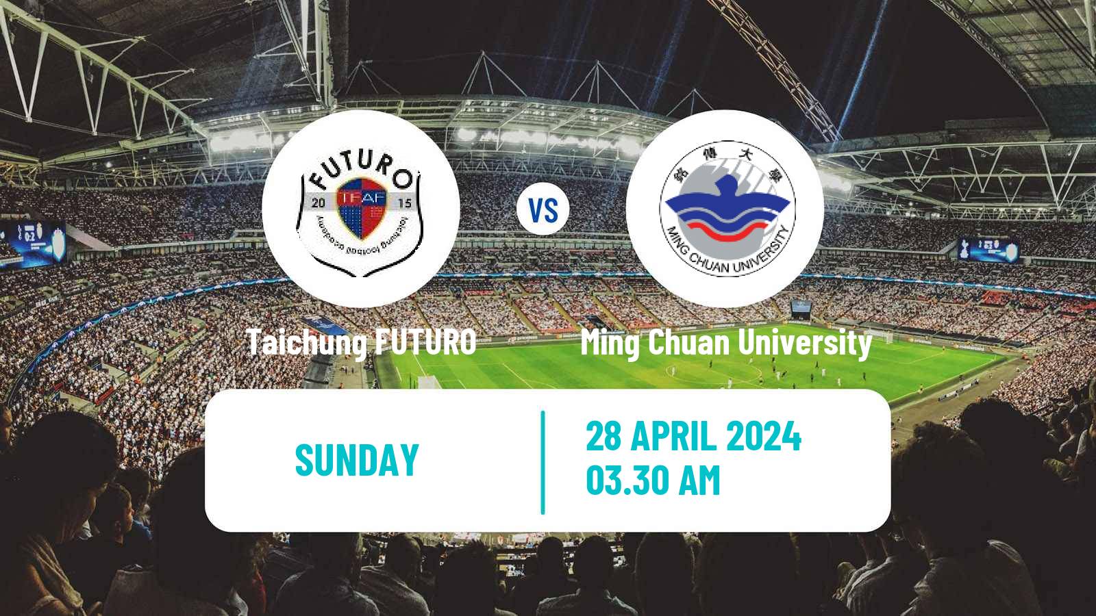 Soccer Taiwan Premier League Taichung FUTURO - Ming Chuan University