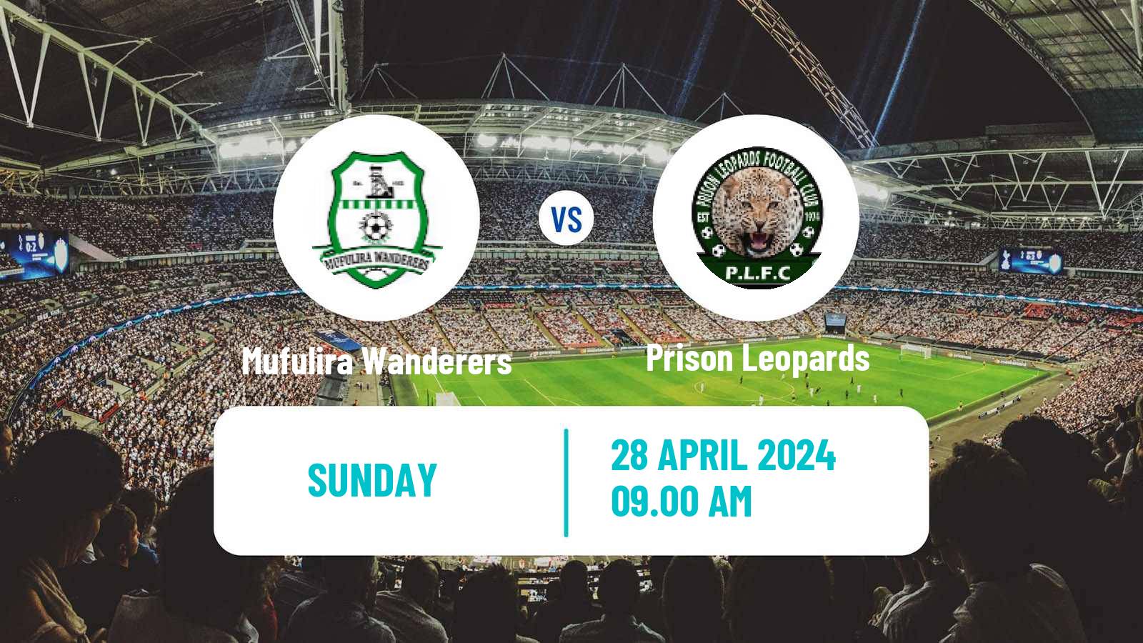 Soccer Zambian Premier League Mufulira Wanderers - Prison Leopards