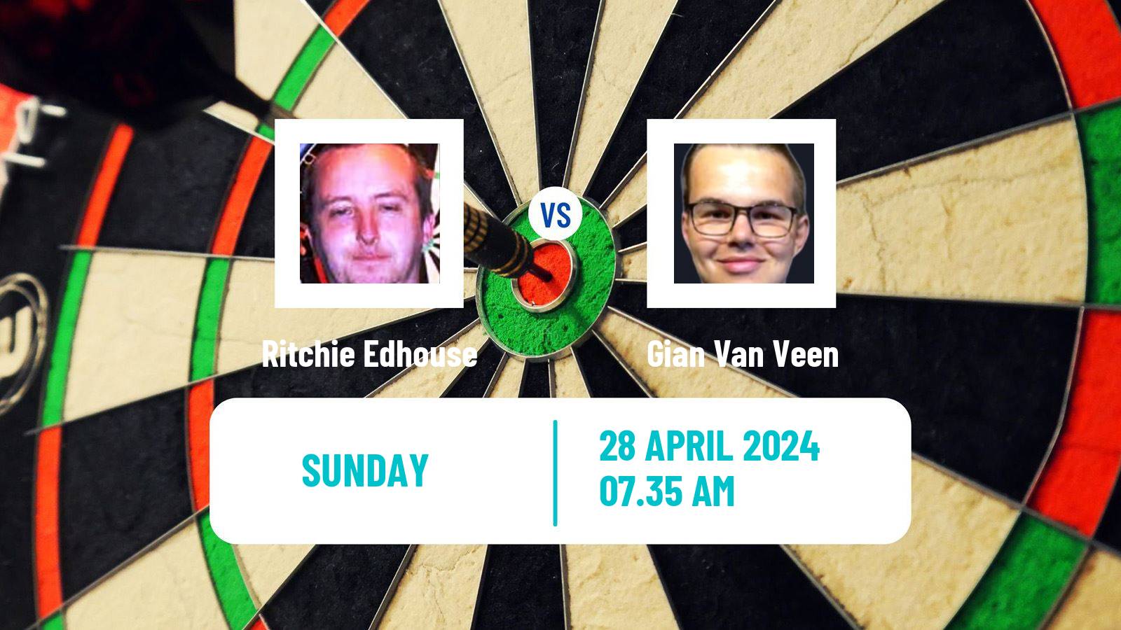 Darts European Tour 5 Ritchie Edhouse - Gian Van Veen