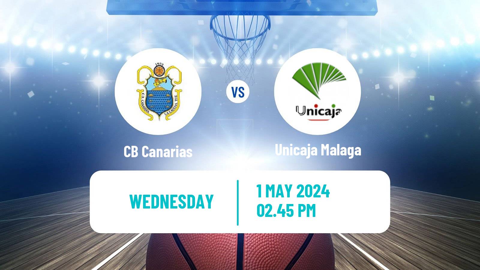 Basketball Spanish ACB League Canarias - Unicaja Malaga