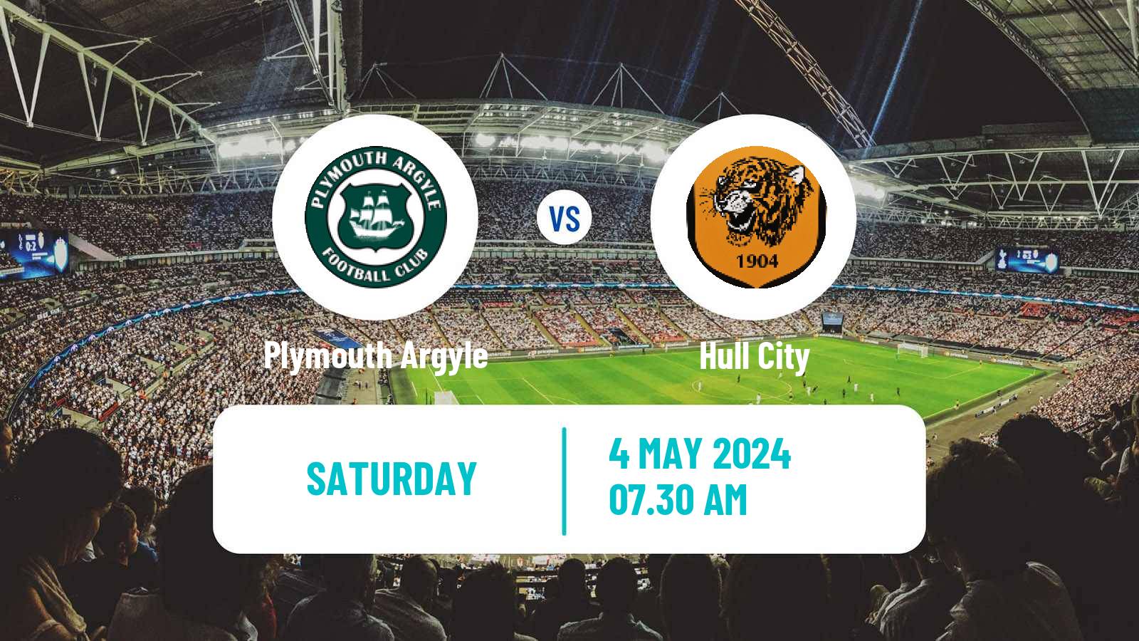 Soccer English League Championship Plymouth Argyle - Hull City