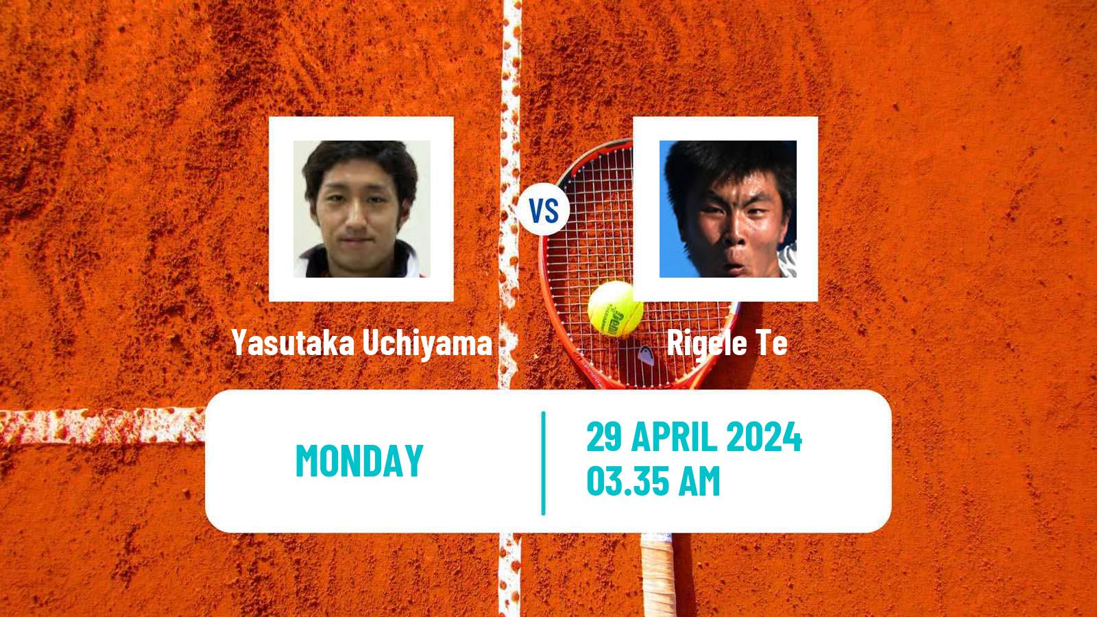Tennis Guangzhou Challenger Men Yasutaka Uchiyama - Rigele Te