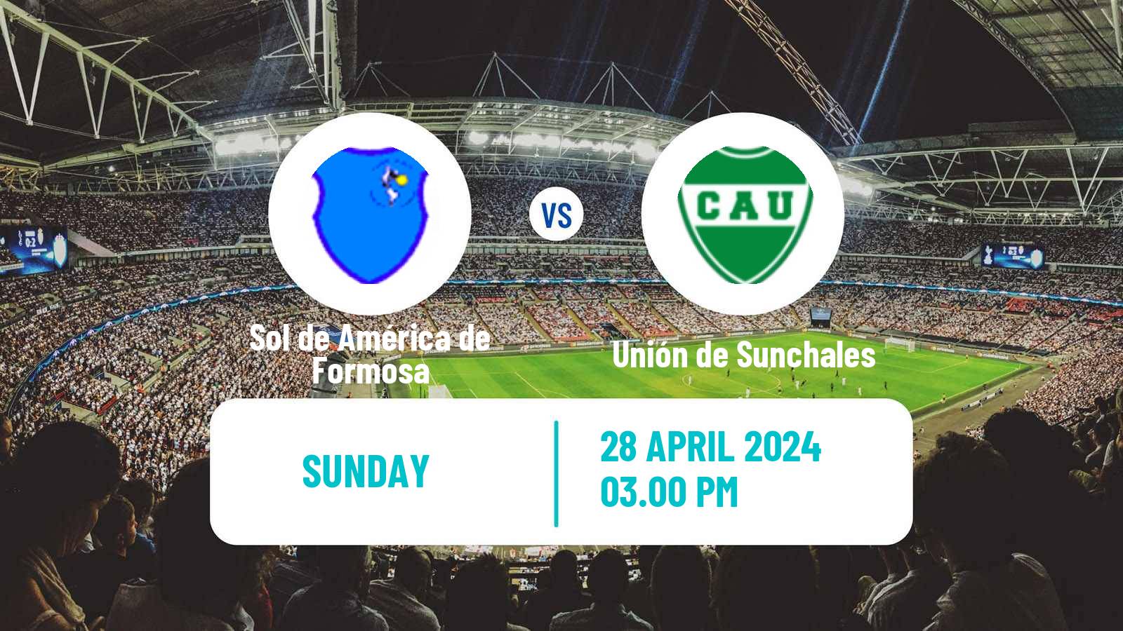 Soccer Argentinian Torneo Federal Sol de América de Formosa - Unión de Sunchales