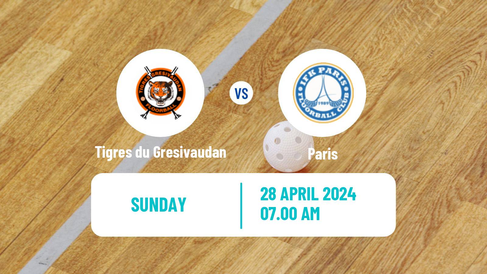 Floorball French Division 1 Floorball Tigres du Gresivaudan - Paris