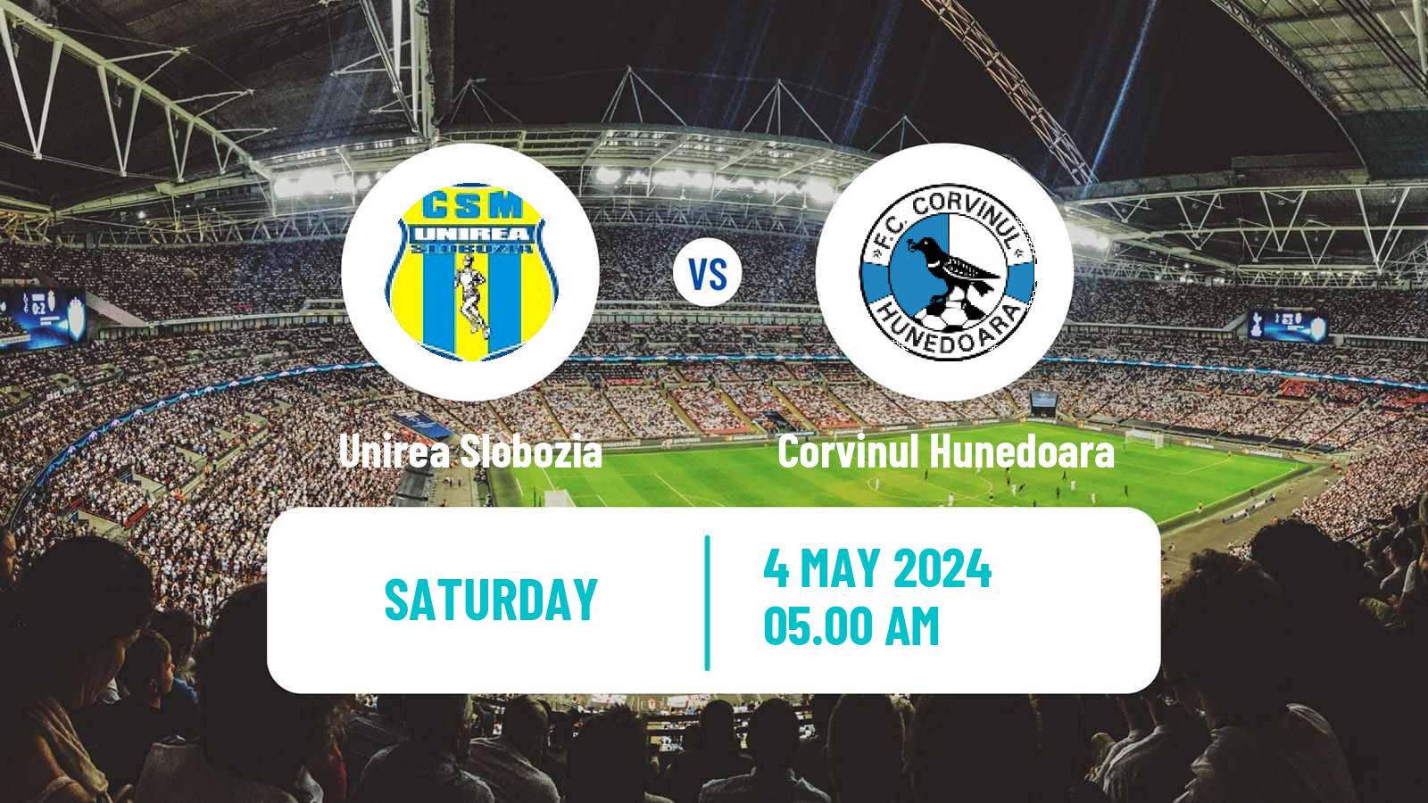 Soccer Romanian Division 2 Unirea Slobozia - Corvinul Hunedoara