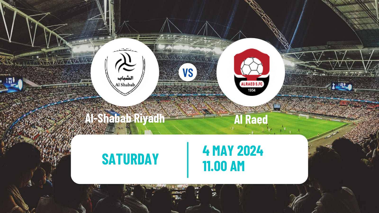 Soccer Saudi Professional League Al-Shabab Riyadh - Al Raed