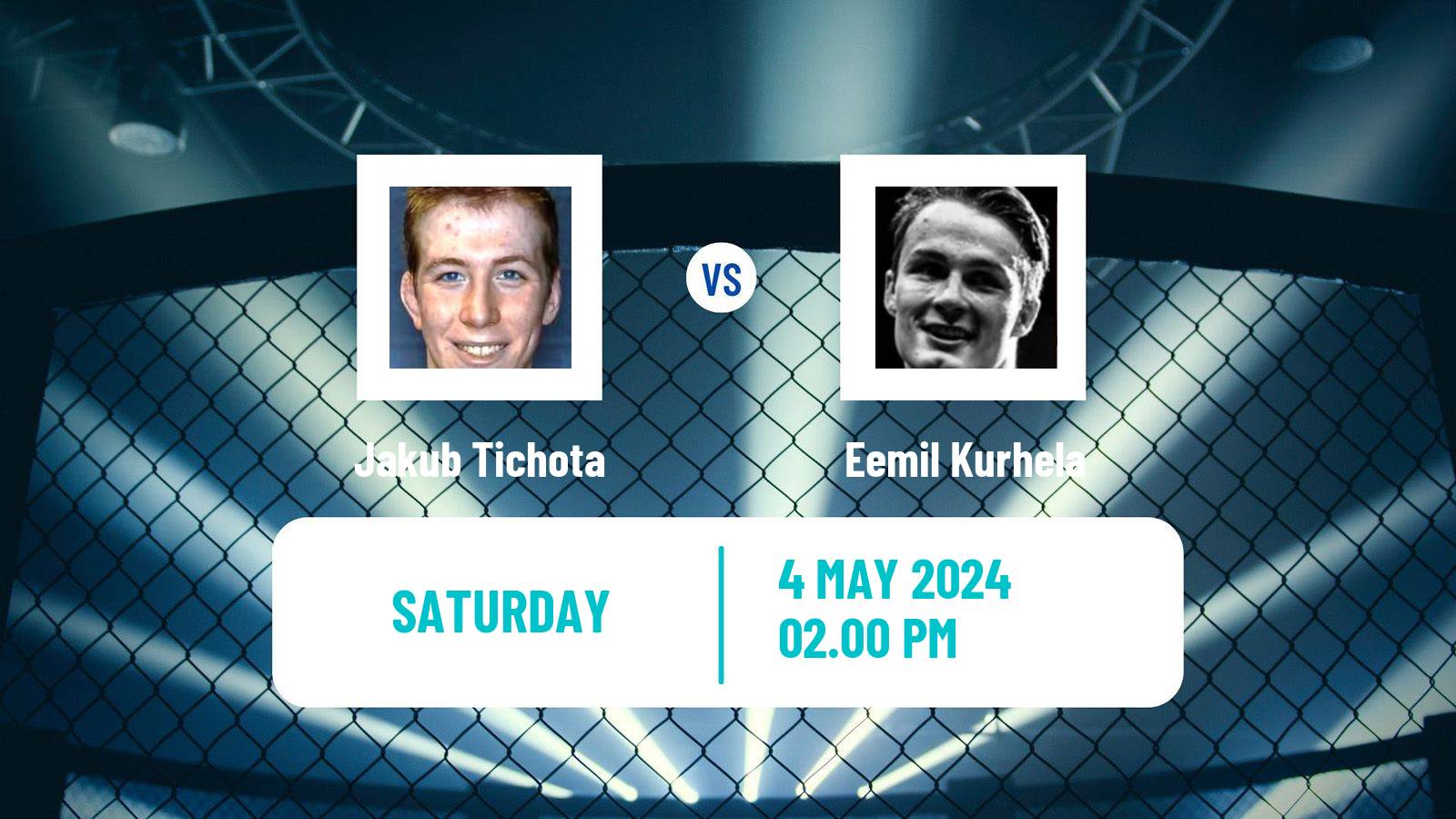 MMA Featherweight Oktagon Men Jakub Tichota - Eemil Kurhela