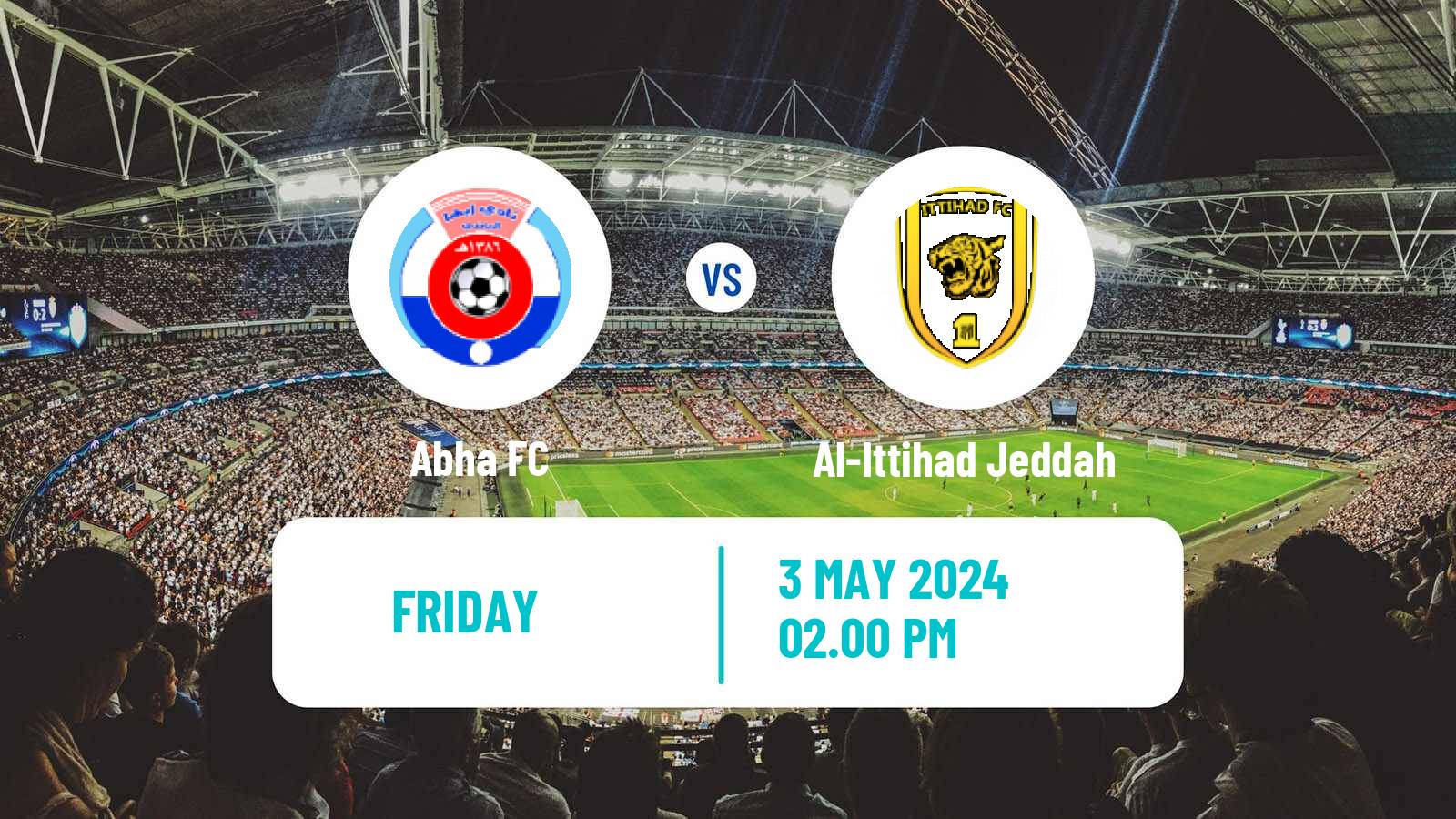 Soccer Saudi Professional League Abha - Al-Ittihad Jeddah