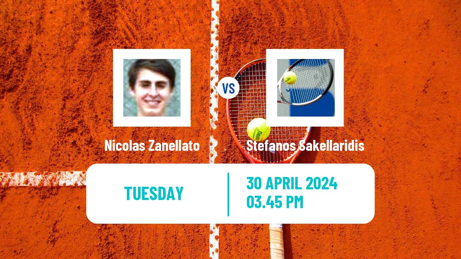 Tennis Porto Alegre Challenger Men Nicolas Zanellato - Stefanos Sakellaridis