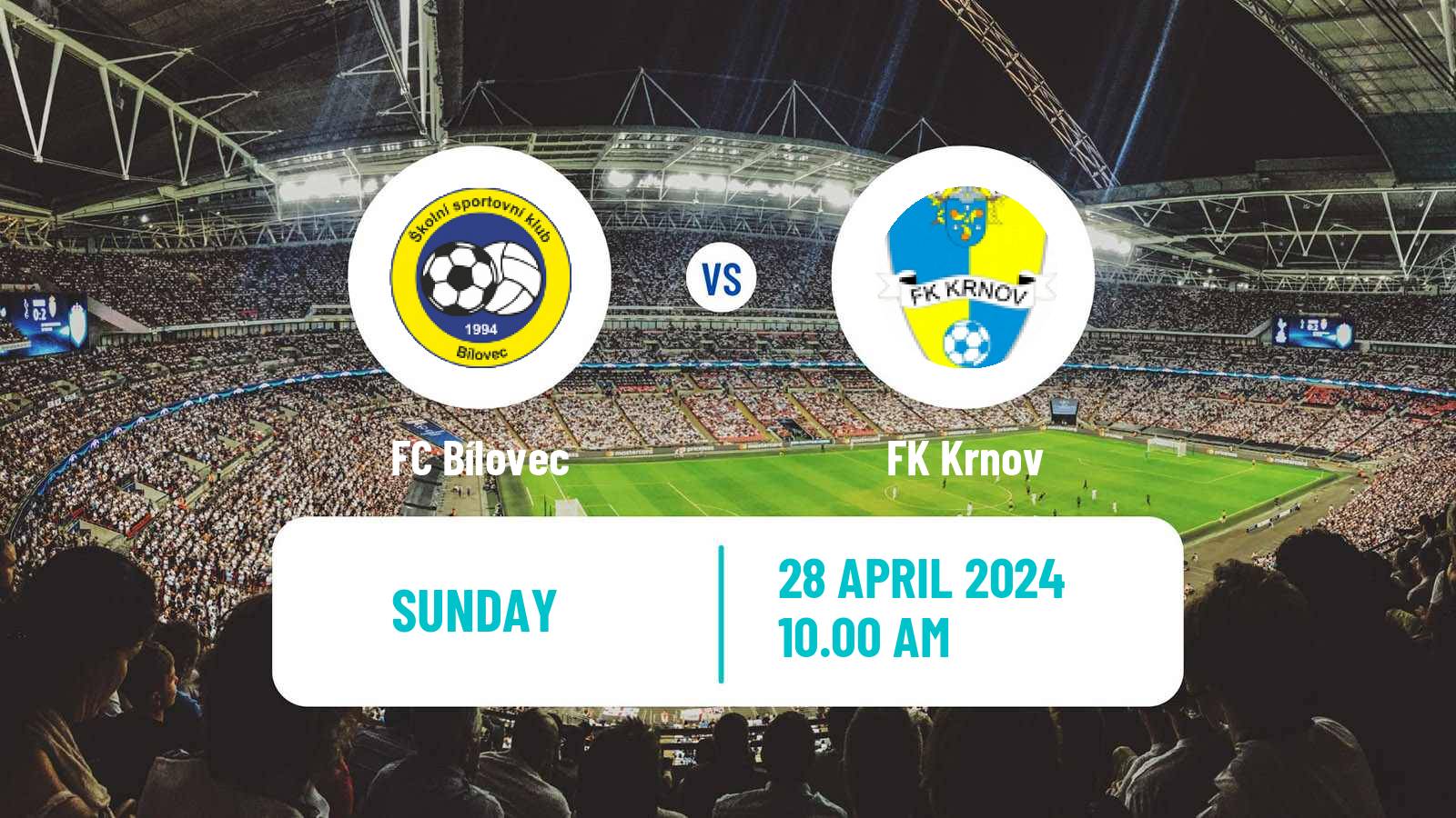 Soccer Czech Division F Bílovec - Krnov
