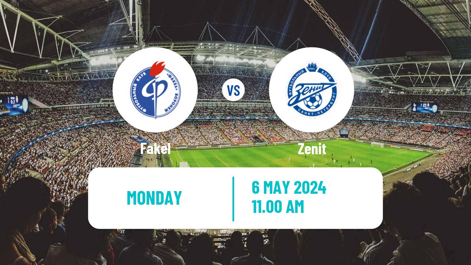 Soccer Russian Premier League Fakel - Zenit