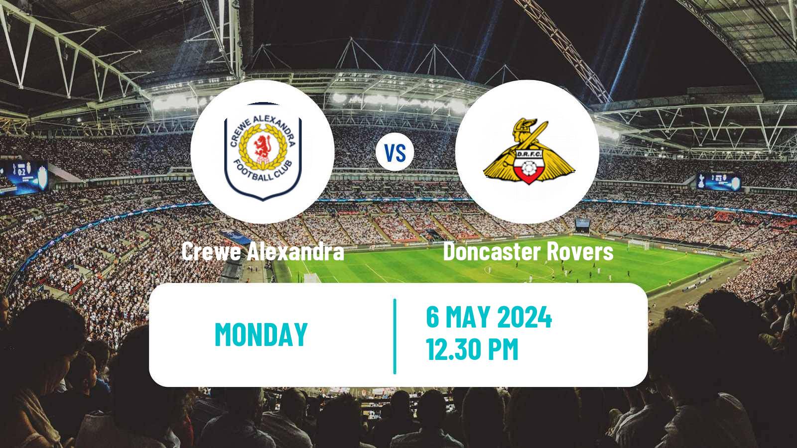 Soccer English League Two Crewe Alexandra - Doncaster Rovers